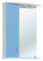 Зеркало-шкаф Bellezza Астра 50 L голубой