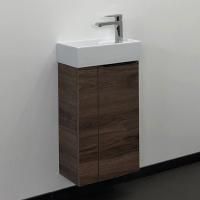 Тумба с раковиной Comforty Асти 40 дуб темно-коричневая