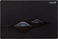 Кнопка смыва Creavit Ufo GP1002.01 черный матовый