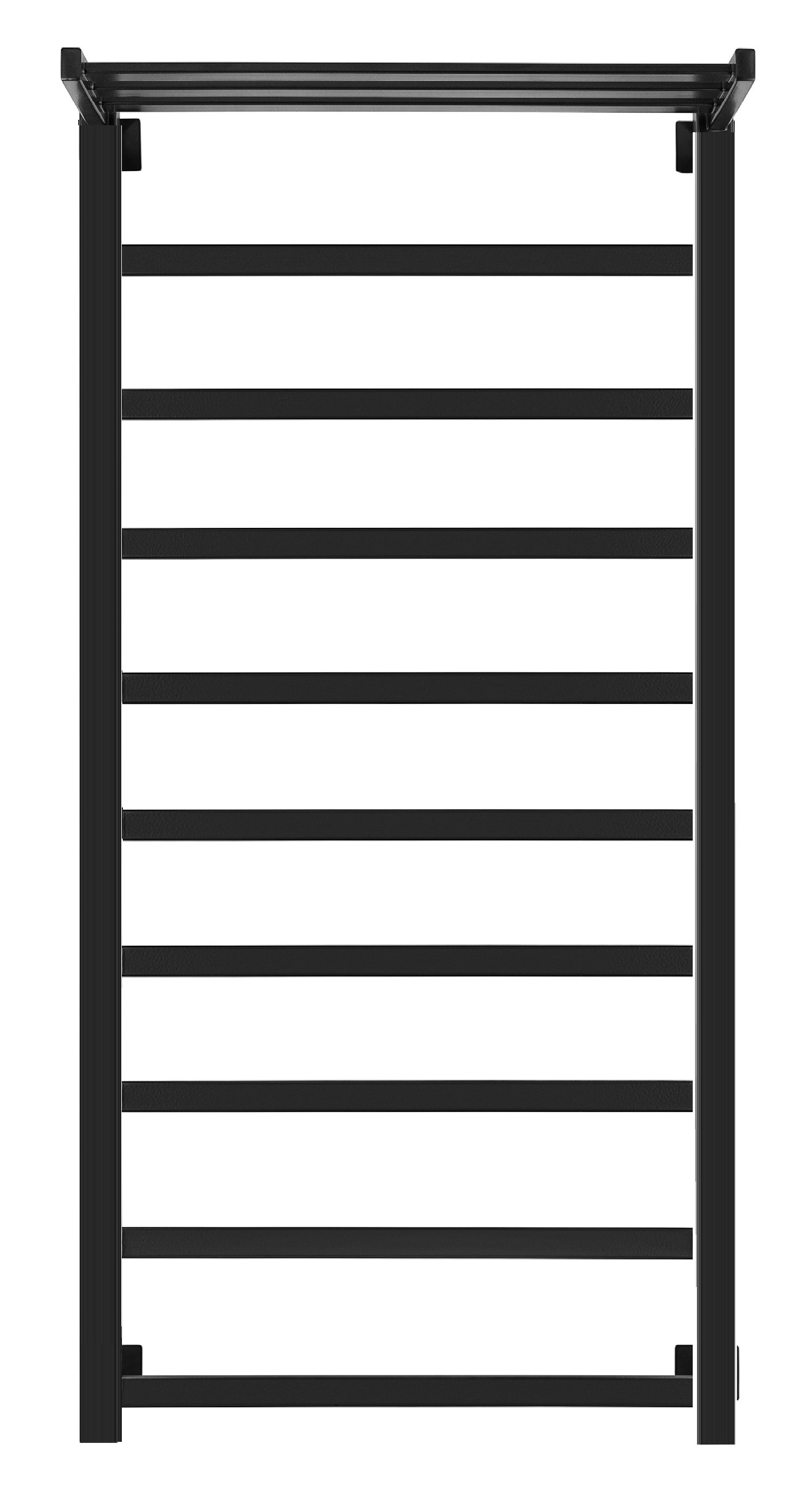 Полотенцесушитель водяной Secado Корсико 1 СП 120/50, черный матовый