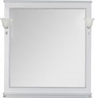 Зеркало Aquanet Валенса 90 белый краколет/серебро