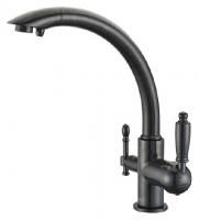 Смеситель для кухни Zorg Clean Water ZR 314 YF-33 черный металл