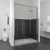 Душевая дверь в нишу RGW Classic CL-11 (1360-1410)х1850 профиль хром