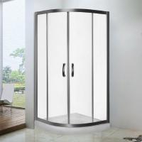 Душевой уголок Am.Pm Bliss Twin L Slide 90 профиль матовый хром, стекло прозрачное