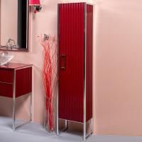 Пенал Armadi Art Monaco R, бордо, хром