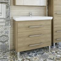 Тумба с раковиной Sanflor Ларго 100 швейцарский вяз