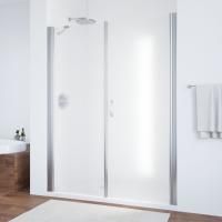 Душевая дверь в нишу Vegas Glass EP-F-2 180 08 10 R профиль глянцевый хром, стекло сатин