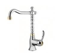 Смеситель для раковины Webert Aurora AU831802017 хром золото