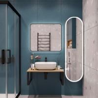 Мебель для ванной Diwo Элиста 80 светлое дерево, с раковиной Moduo 50 Square