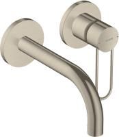 Смеситель для раковины Axor Uno 38121820 шлифованный никель