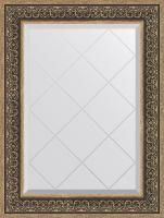 Зеркало Evoform Exclusive-G BY 4121 69x91 см вензель серебряный