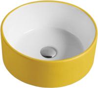Накладная раковина Melana MLN-7078АYW желтая