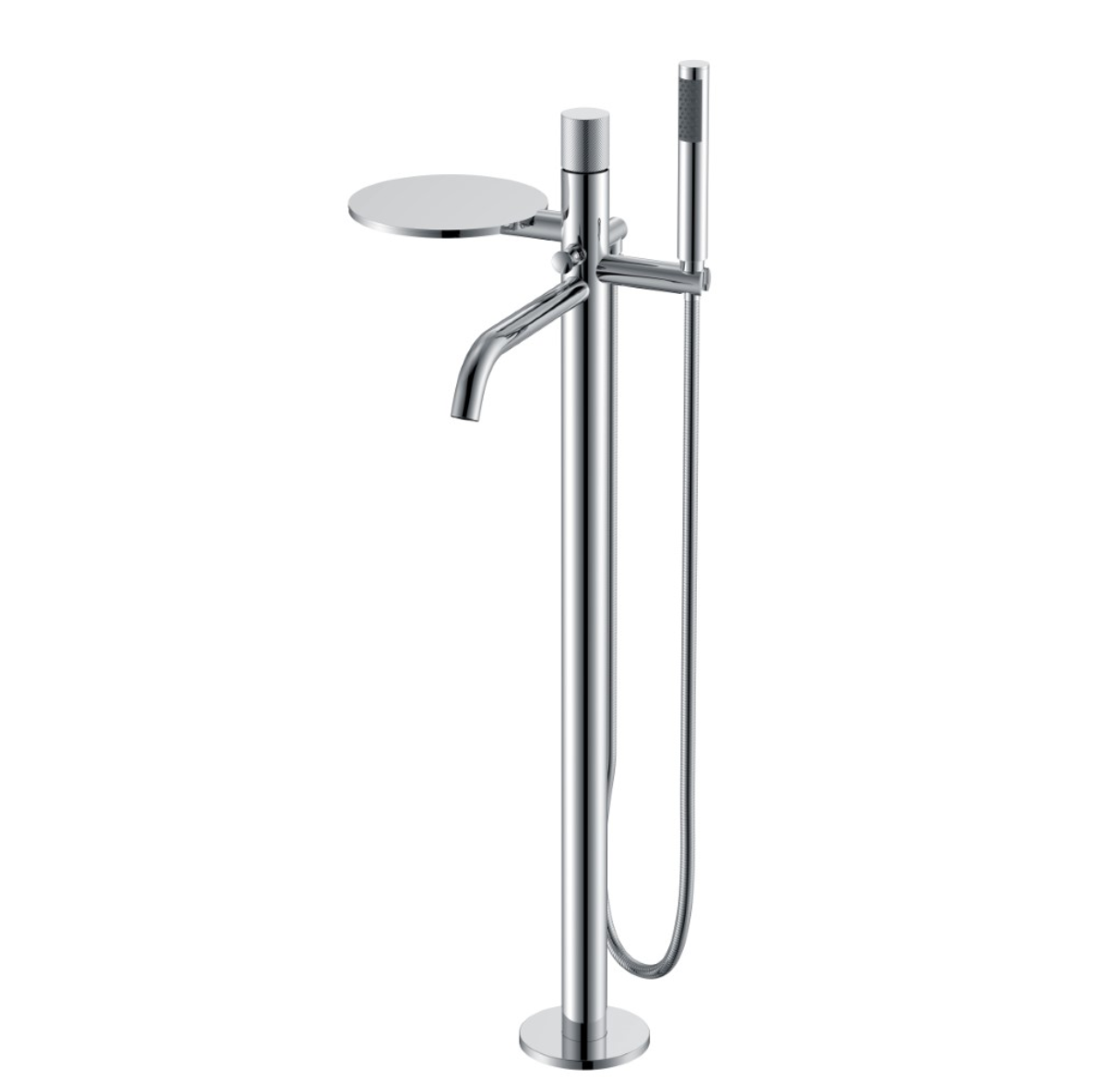 Напольный смеситель для ванны  Boheme Stick Spirale 129-CRCR.4