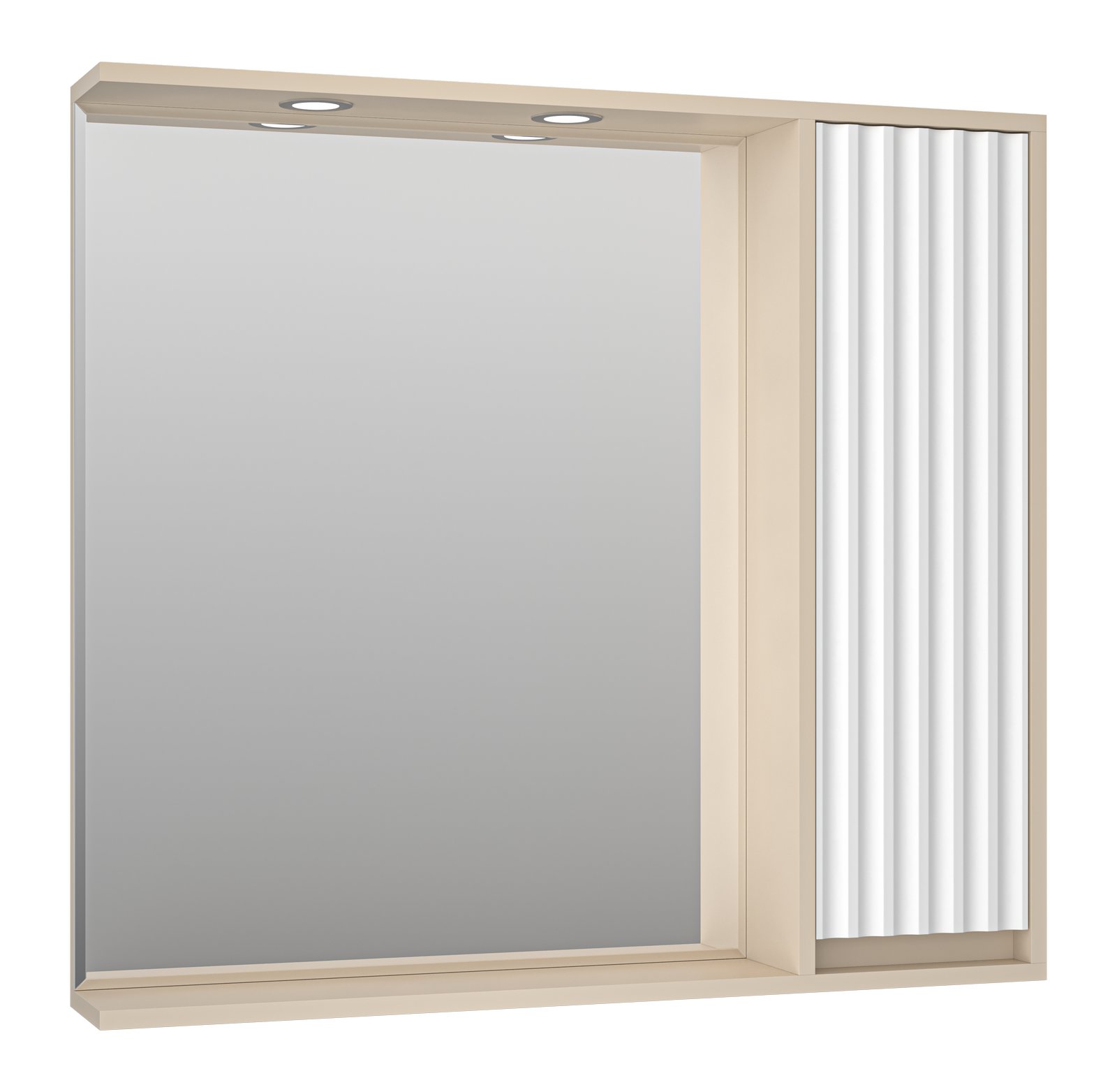 Зеркало Brevita Balaton 90 R, бежевое