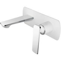 Смеситель для раковины Haiba HB548-8 HB80548-8 белый/хром