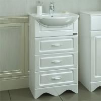 Тумба с раковиной СанТа Верона 50 напольная, 3 ящика