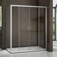 Душевой уголок Good Door Latte WTW-TD+SP-100-C-WE 170х100