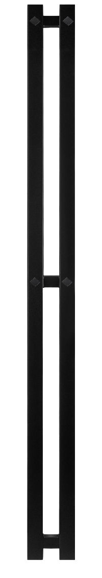 Полотенцесушитель водяной Secado Сандриго 2К 1300/70, черный матовый