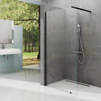 Душевая перегородка Ravak Walk-In Wall 100 + кронштейн 80 см, черный