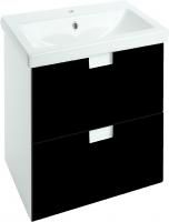 Тумба с раковиной Bellezza Пегас 50 подвесная, черная