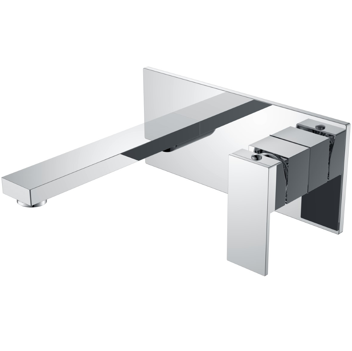 Смеситель для раковины Boheme Qubic 475-CR с внутренней частью