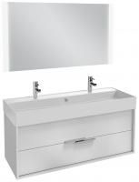 Мебель для ванной Jacob Delafon Vivienne 120 белая, ручки хром