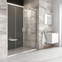 Душевая дверь в нишу Ravak BLDP4-170 Transparent, профиль хром