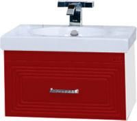Тумба под раковину Misty Европа 60 красная эмаль