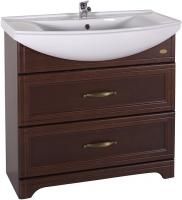 Тумба под раковину ASB-Woodline Берта 85 орех антикварный