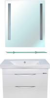 Мебель для ванной Bellezza Санриса 80 белая