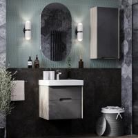 Мебель для ванной Aquaton Оливия 55 грей/дуб ойстер