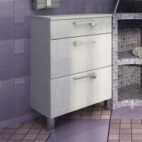 Тумба Triton Диана 60, 3 ящика, белая