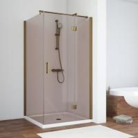 Душевой уголок Vegas Glass AFP-Fis TUR NOVO h1890 80*90 05 05 R профиль бронза, стекло бронза