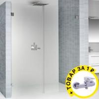 Душевая дверь в нишу Riho Scandic Mistral M102 140 см, L + смеситель в подарок