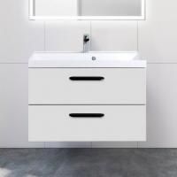 Тумба с раковиной BelBagno Aurora 80 bianco lucido