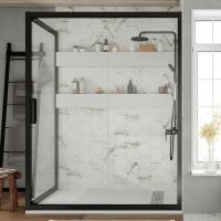 Душевой уголок Stworki Эстерсунд 160x80 см профиль черный матовый