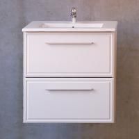 Тумба с раковиной Raval Quadro 60 подвесная