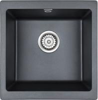 Мойка кухонная Paulmark Brilon PM104546-BLM черный металлик