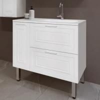 Тумба с раковиной Style Line Альба 90 R с бельевой корзиной