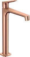 Смеситель для раковины Axor Citterio M 34127300 полированное красное золото