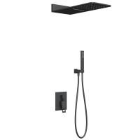 Душевая система Timo Briana SX-7139/03SM черная встраиваемая