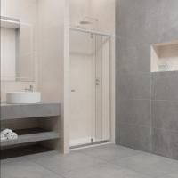 Душевая дверь в нишу RGW Passage PA-02 NEW (1170-1340)х1850 профиль хром, стекло прозрачное
