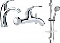 Душевой комплект Paini Fiori Fiori F2CR111LMKM + F2CR205LMKM с душевым гарнитуром