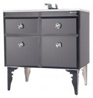 Тумба под раковину Bellezza Луссо 80 черная