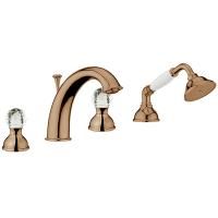 Смеситель на борт ванны Webert Karenina KA730101065 бронза