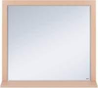 Зеркало Misty Сахара 90 песочное, с полкой