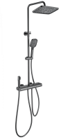 Душевая стойка Wonzon & Woghand Muse Legato WW-B4129-BGG с термостатом