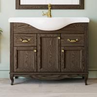 Тумба под раковину ValenHouse Эллина 105 кальяри, фурнитура золото