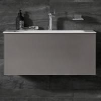 Тумба с раковиной Keuco Plan 100 см, инокс