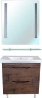 Мебель для ванной Bellezza Санриса 80 напольная, орех